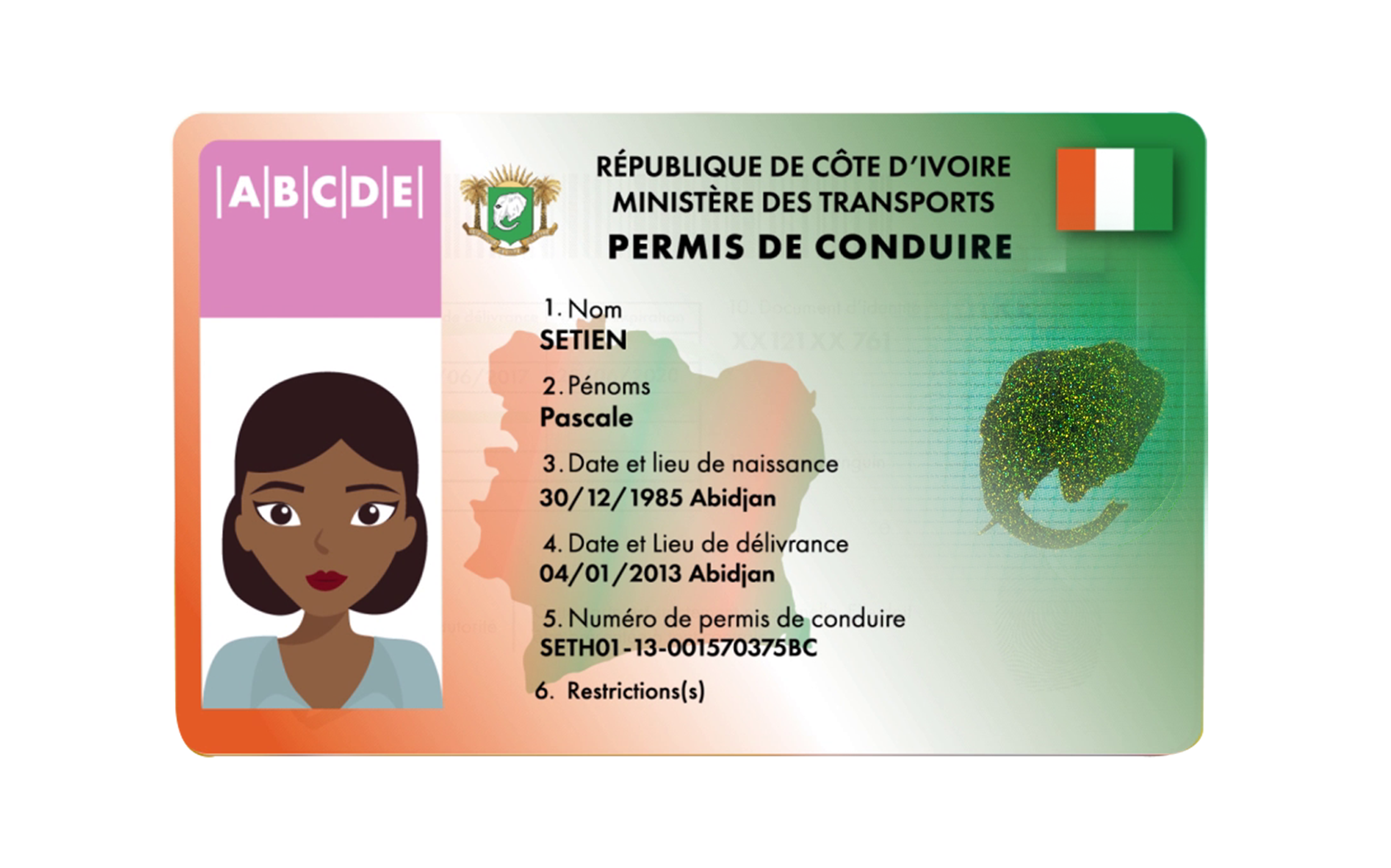 Permis de Conduire ivoirien